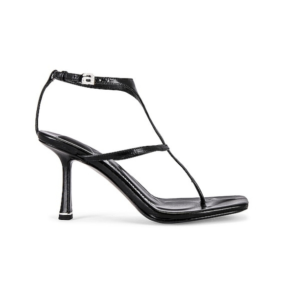 NEW ALEXANDER WANG SKYLAR 85 SANDALS IN BLACK - Picture 6 of 14